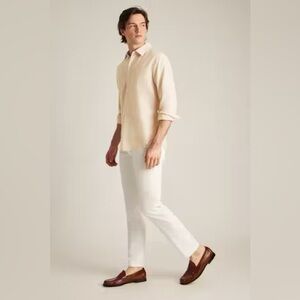 Bonobos Travel Jeans cloudy white brand new 31 x 30 slim taper